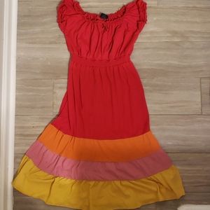 Flowy long soft dress